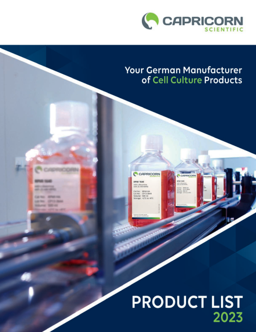 Capricorn Scientific_Product List_2023