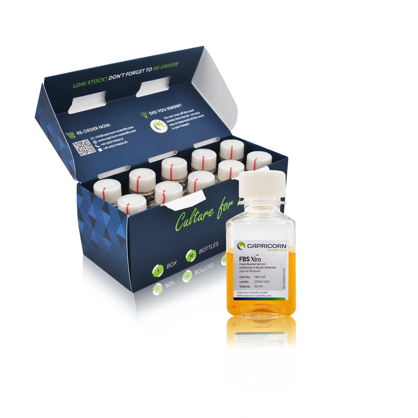 FBS Xtra, Fetal Bovine Serum (FBS Minis), Collected in South America