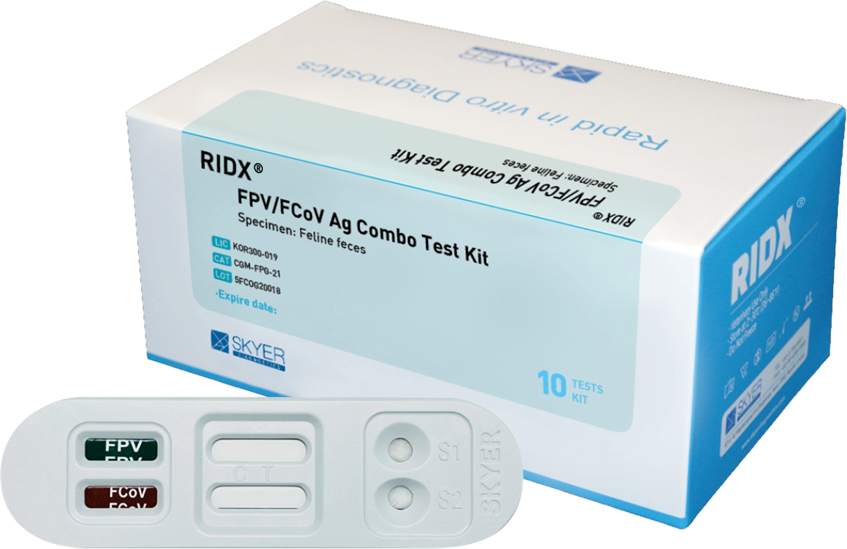 RIDX® FPV/FCoV Ag Combo Test Kit
