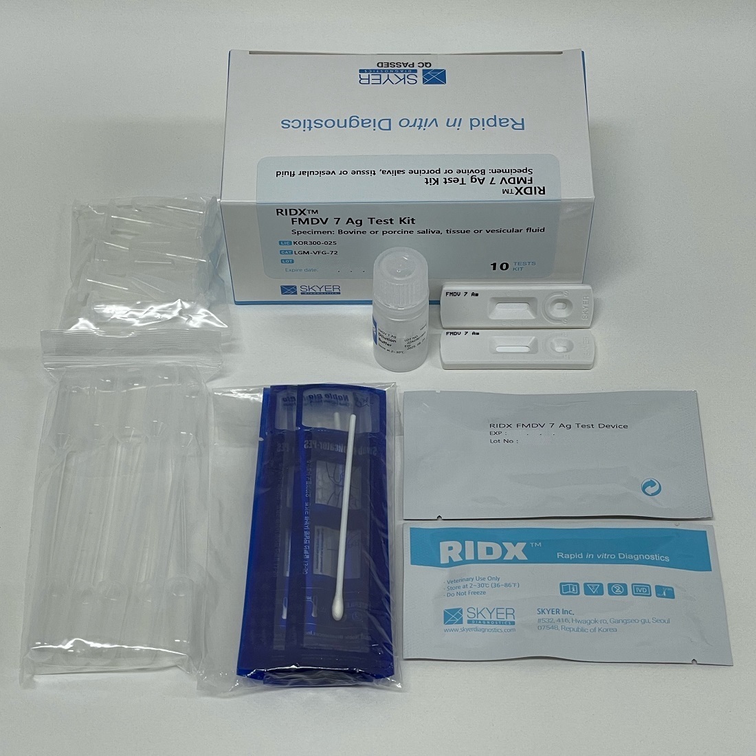 RIDX® FMDV 7 Ag Test Kit